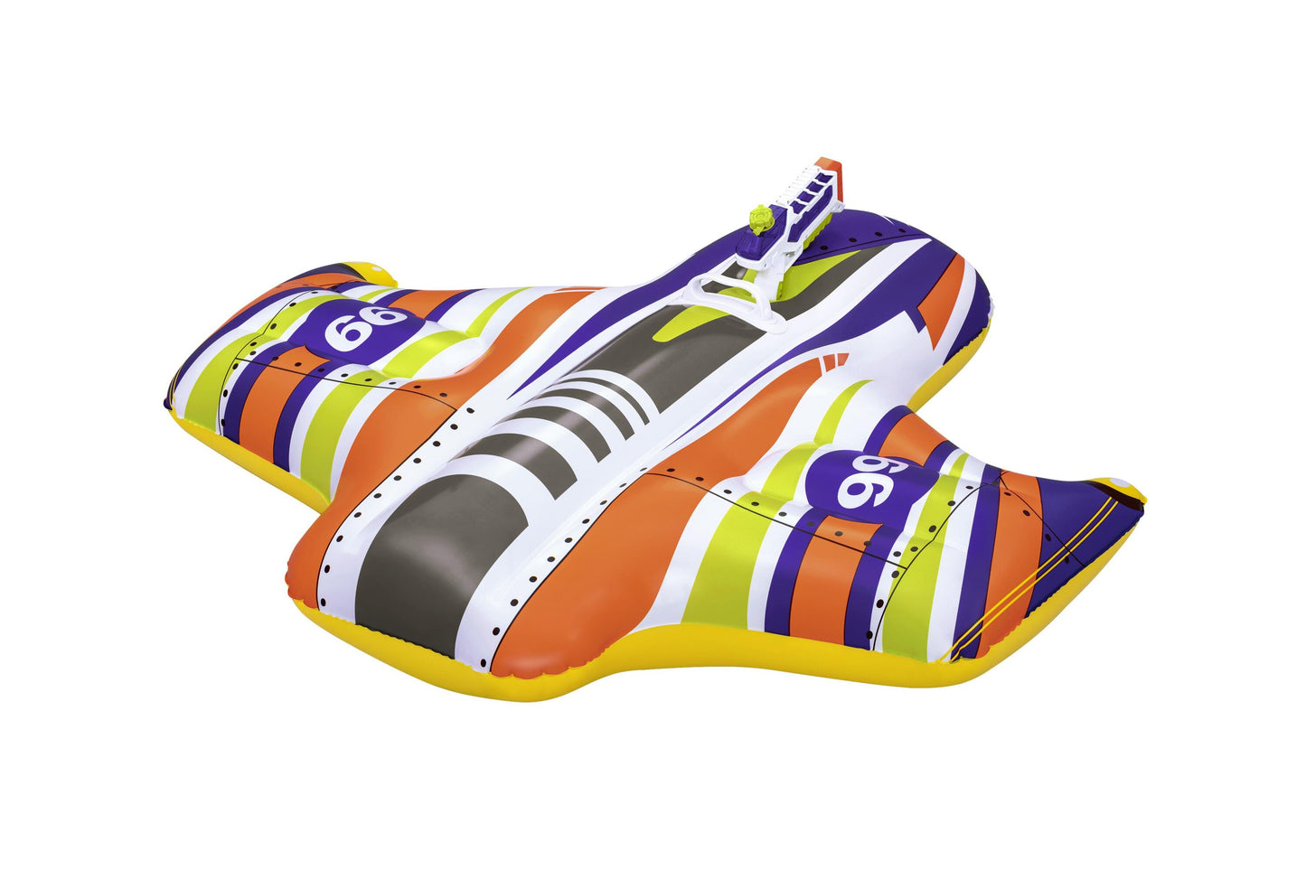 Bestway 1.17m x 1.07m Splash Shuttle Ride-On (1 Ride-On, Repair Patch) - Age 3+