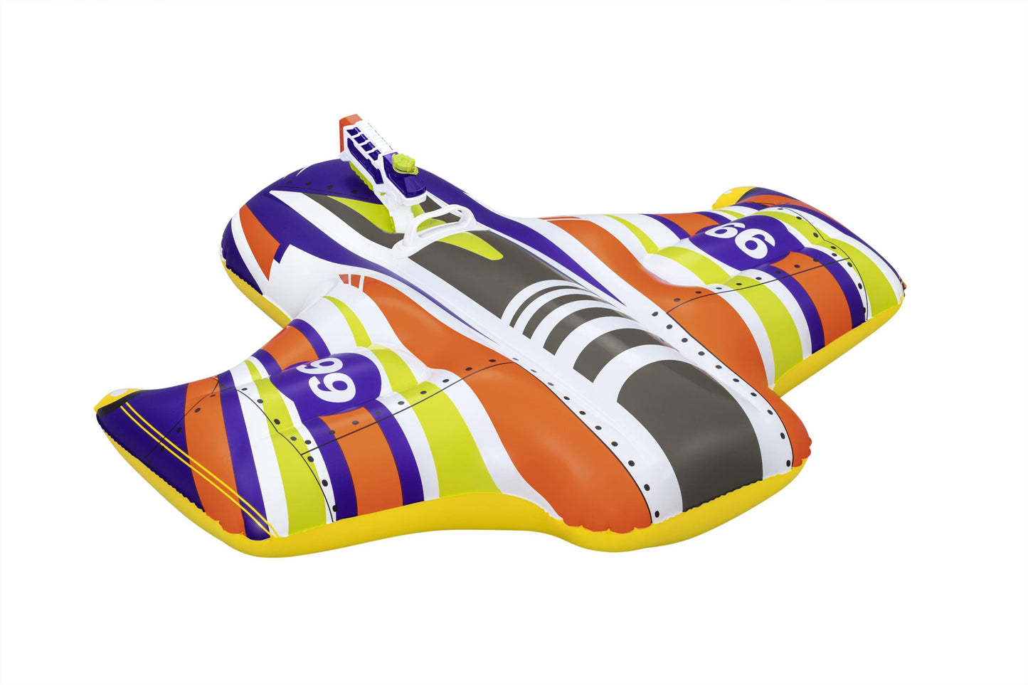 Bestway 1.17m x 1.07m Splash Shuttle Ride-On (1 Ride-On, Repair Patch) - Age 3+