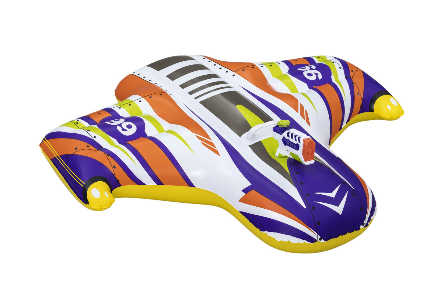 Bestway 1.17m x 1.07m Splash Shuttle Ride-On (1 Ride-On, Repair Patch) - Age 3+