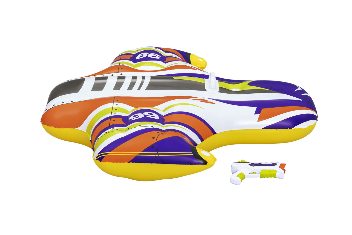 Bestway 1.17m x 1.07m Splash Shuttle Ride-On (1 Ride-On, Repair Patch) - Age 3+