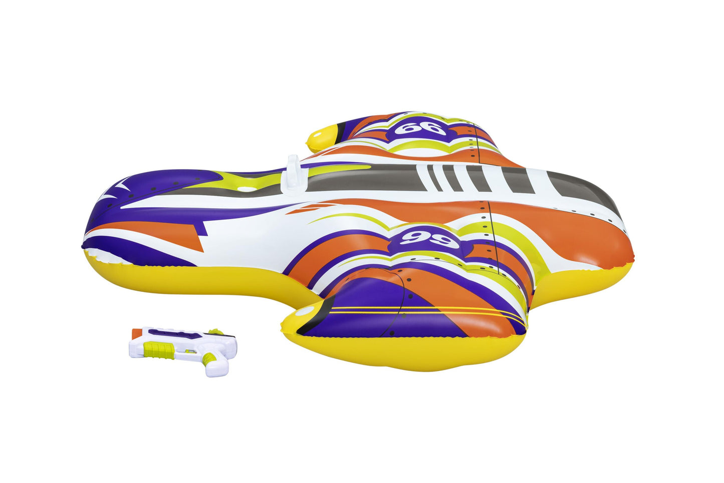 Bestway 1.17m x 1.07m Splash Shuttle Ride-On (1 Ride-On, Repair Patch) - Age 3+
