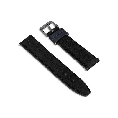 Timberland Daintree Leather Strap For Apple Watch 38/40/41/20mm - Black Leather