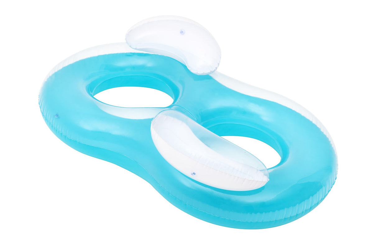 Bestway 1.88m x 1.17m Double Ring Lounge (Contents: One Float, Repair Patch)