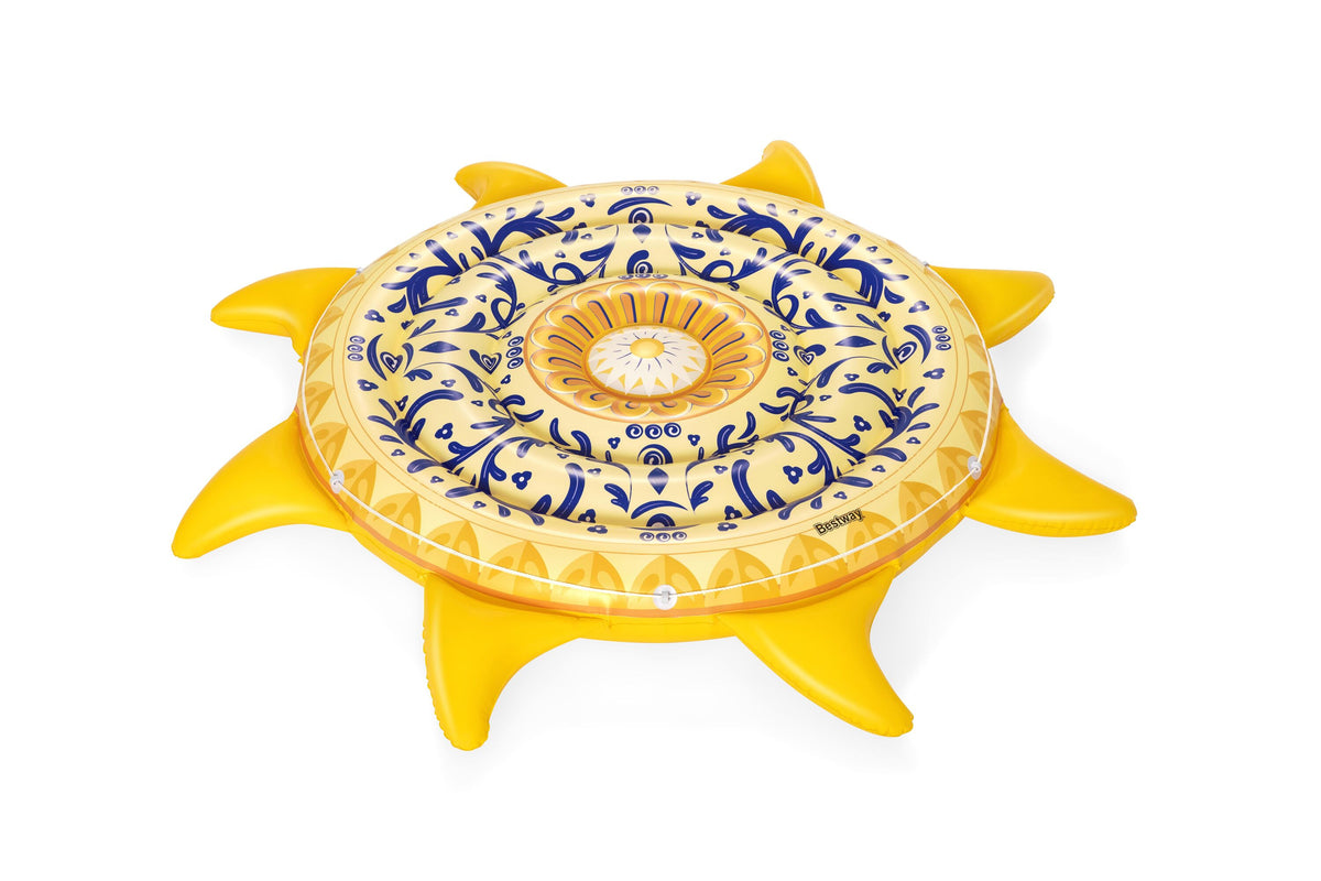 Bestway 2.26m x 2.26m Sunny Sicily Island (Contens: One Island, Heavy-Duty Repair Patch)