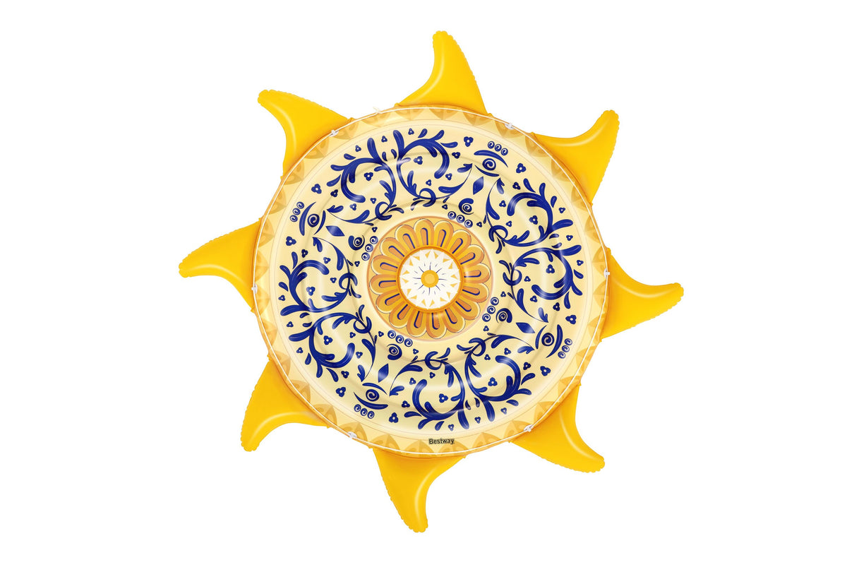 Bestway 2.26m x 2.26m Sunny Sicily Island (Contens: One Island, Heavy-Duty Repair Patch)