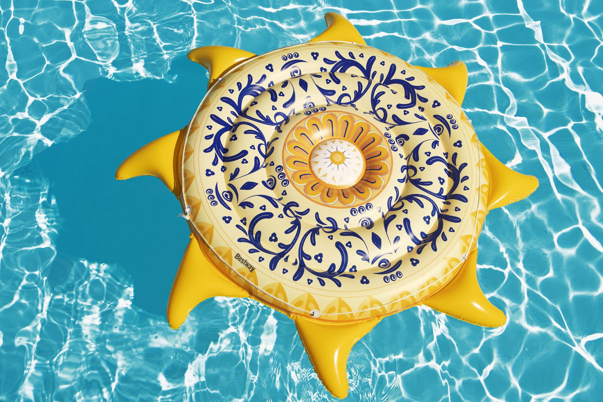 Bestway 2.26m x 2.26m Sunny Sicily Island (Contens: One Island, Heavy-Duty Repair Patch)