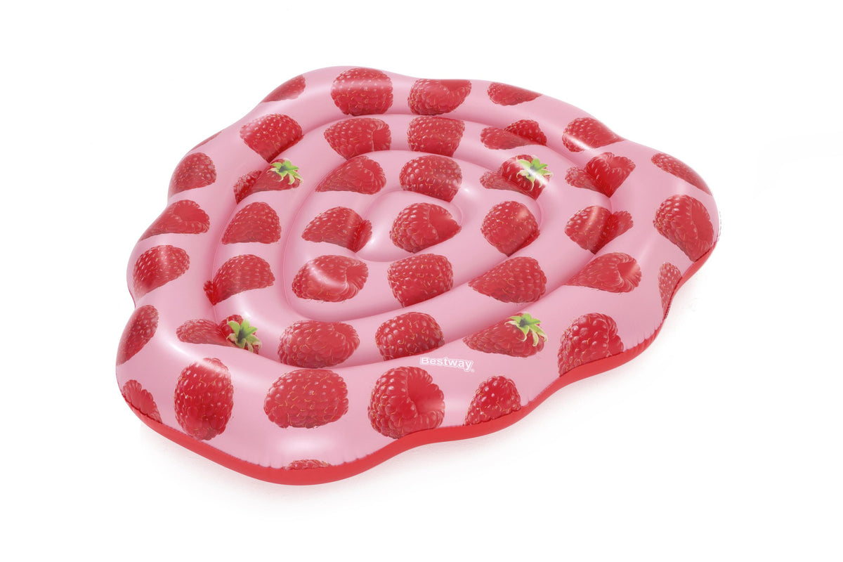 Bestway 1.65m x 1.51m Scentsational Raspberry Pool Float (Contents: One Float, One Repair Patch)