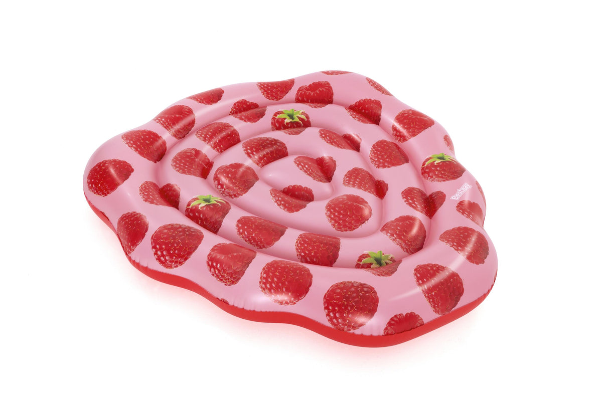 Bestway 1.65m x 1.51m Scentsational Raspberry Pool Float (Contents: One Float, One Repair Patch)