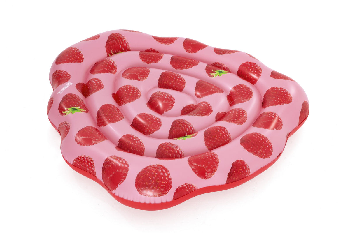 Bestway 1.65m x 1.51m Scentsational Raspberry Pool Float (Contents: One Float, One Repair Patch)