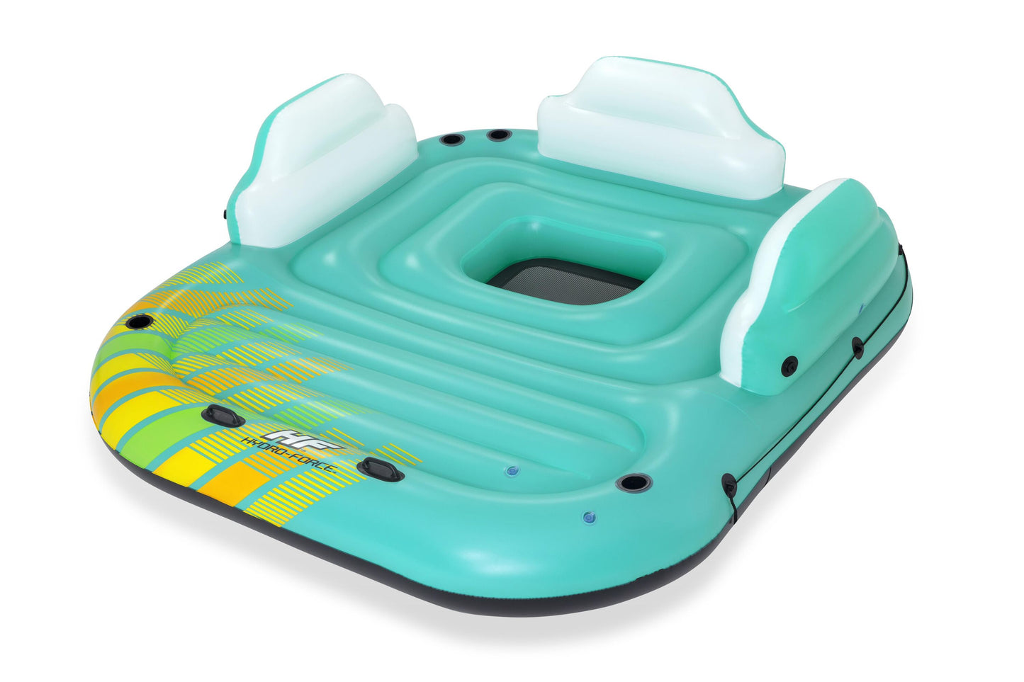 Bestway 3.00m x 2.75m sunny lounge island (contents:1 island, 1 sunshade, 1 anchor bag,repair patch)