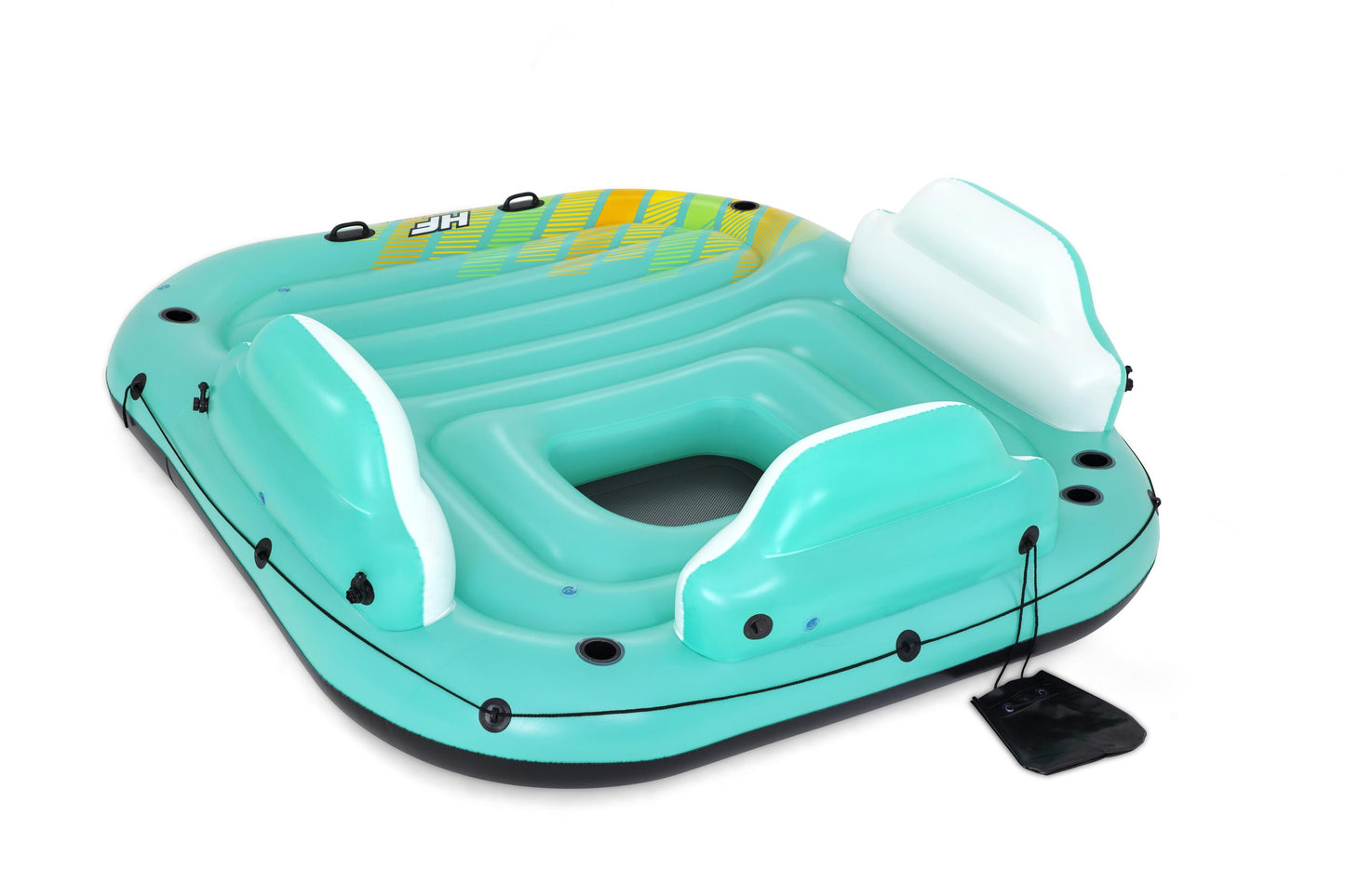 Bestway 3.00m x 2.75m sunny lounge island (contents:1 island, 1 sunshade, 1 anchor bag,repair patch)