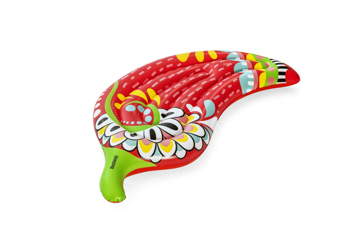Bestway 1.95m x 99cm Flirty Fiesta Pepper Lounge (Contents: 1 Lounge, Repair Patch)