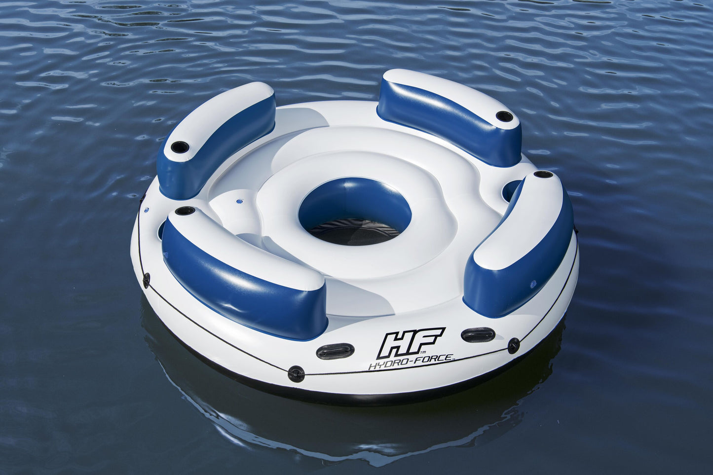 Bestway 2.56m x 2.56m Lazy Dayz Island (Contents: 1 Island, 1 Anchor Bag, Repair Patch)