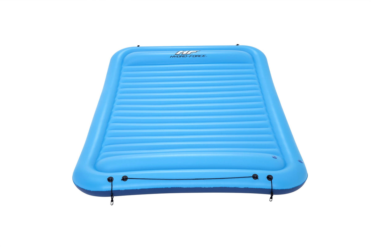 Bestway 2.90m x 1.91m Sun Soaker Floating Platform (Contents: 1 Platform, Repair Patch)