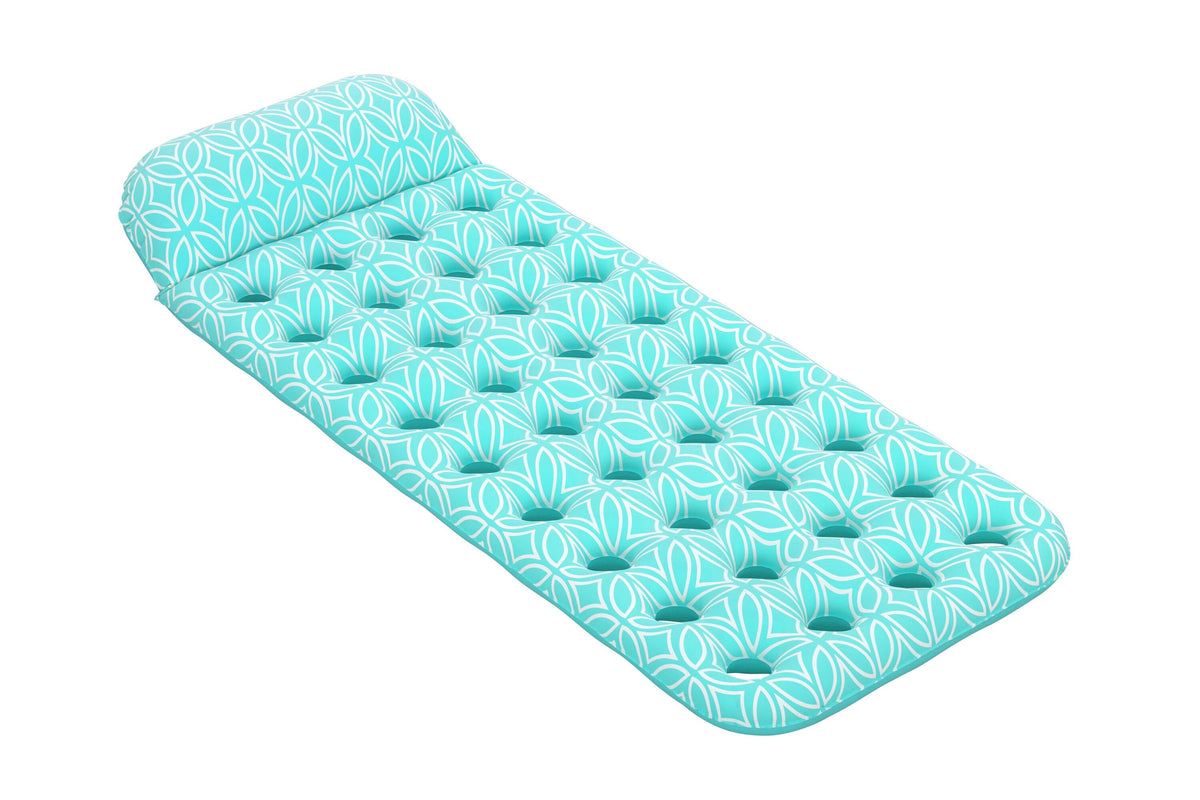 Bestway 1.98m x 74cm Comfort Plush Floating Mat (Contents: 1 Mat, Repair Patch)