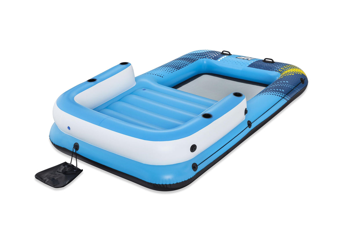 Bestway 3.20m x 1.98m summer oasis island (contents:1 island, 1 sunshade, 1 anchor bag,repair patch)