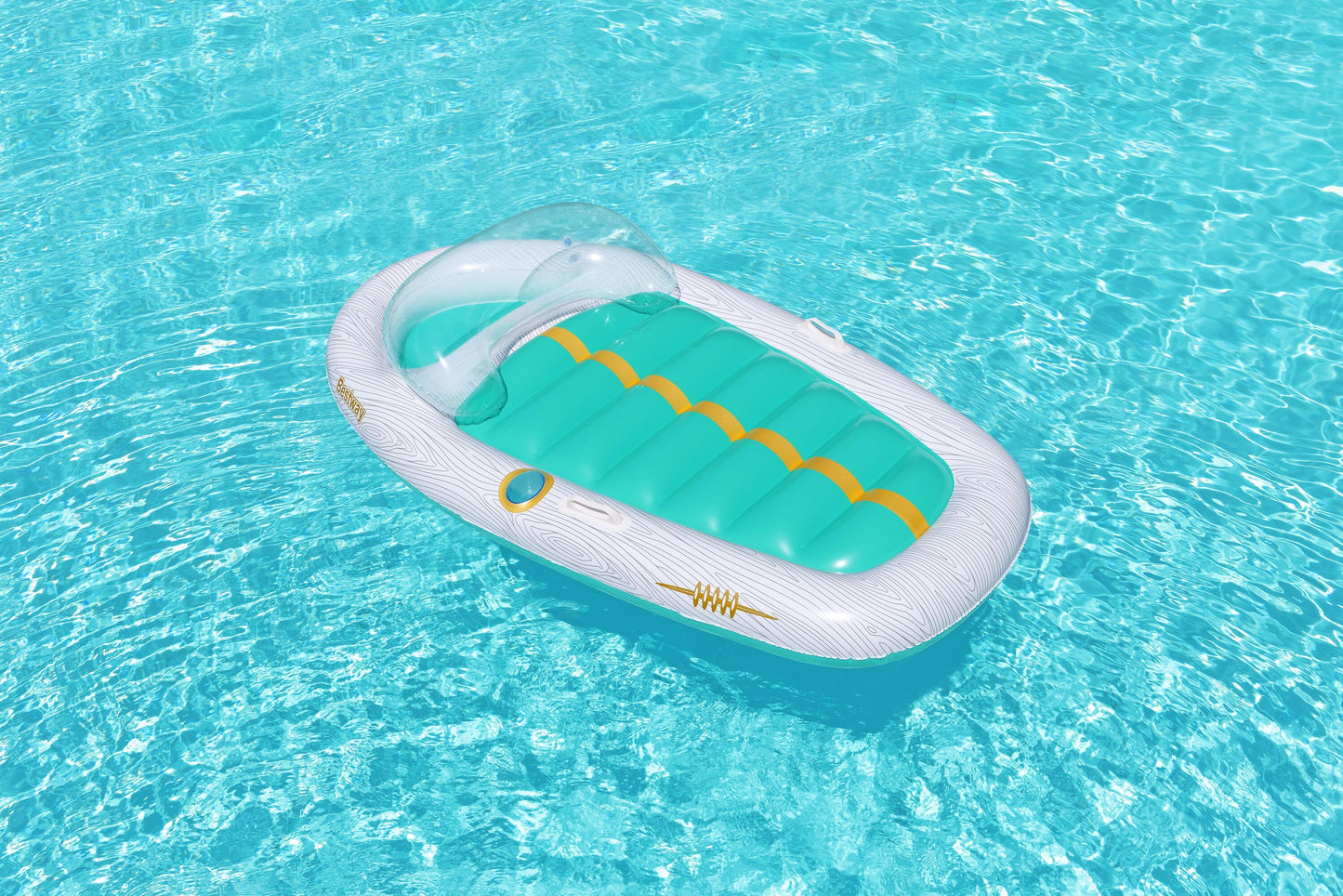 Bestway 2.16m x 1.17m Vacation Yacht Lounge (Contents: 1 Lounge, Repair Patch)