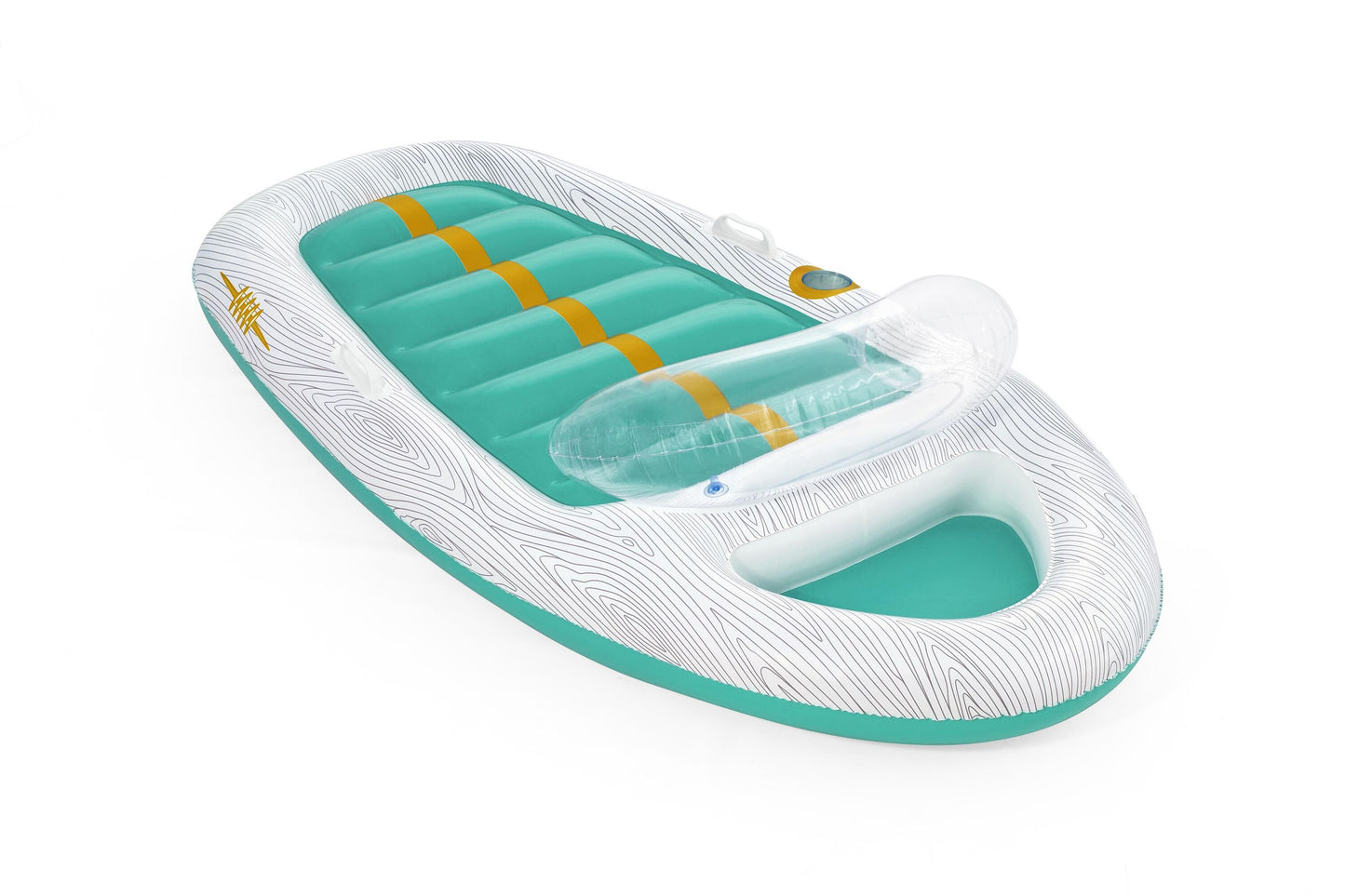 Bestway 2.16m x 1.17m Vacation Yacht Lounge (Contents: 1 Lounge, Repair Patch)