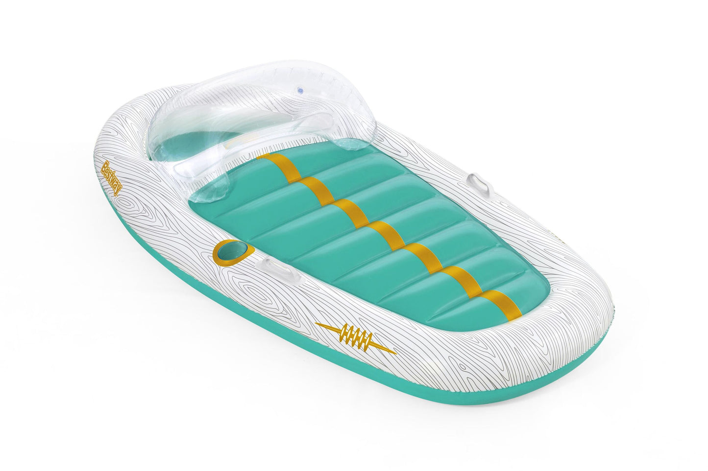 Bestway 2.16m x 1.17m Vacation Yacht Lounge (Contents: 1 Lounge, Repair Patch)