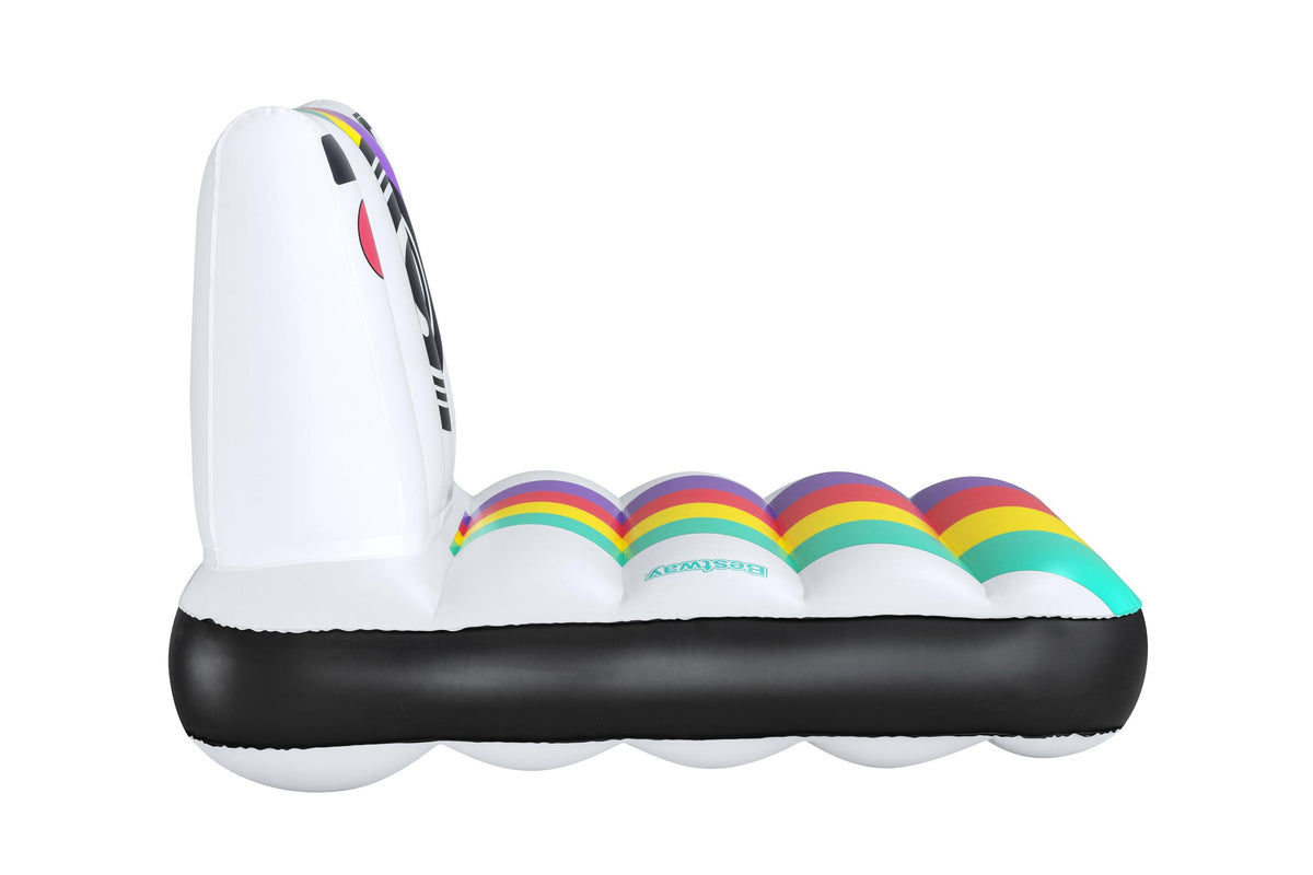 Bestway 1.27m x 1.02m Pose N' Float Lounge (Contents: 1 Float, Repair Patch)