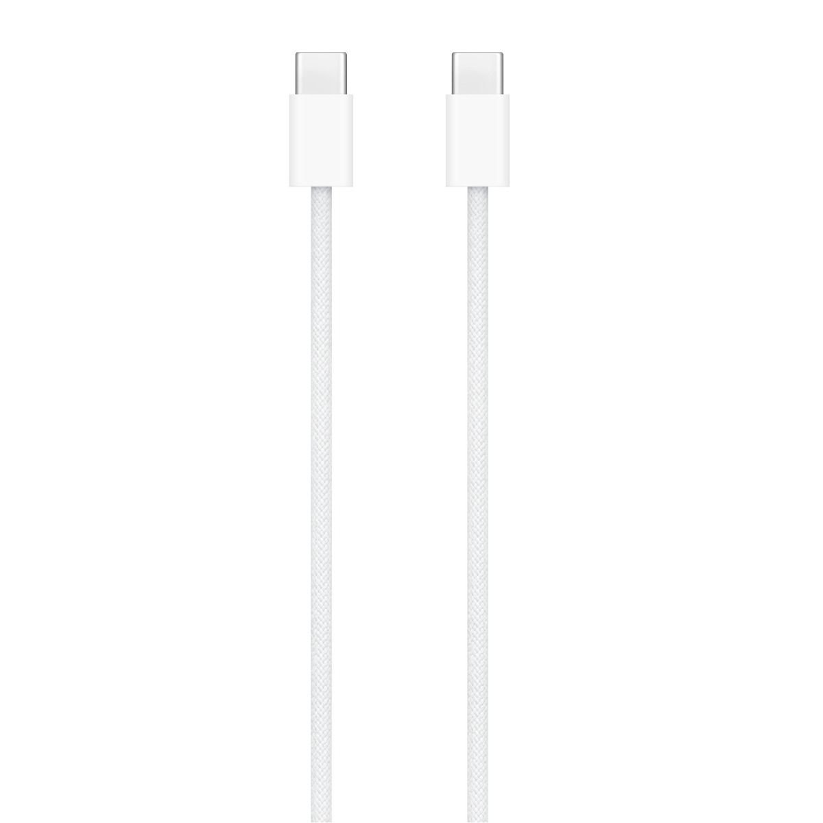 كابل شحن آبل USB-C، قدرة 60 واط، طول 1 متر، باللون الأبيض
