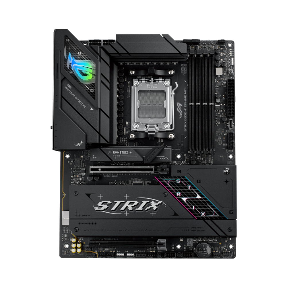 ASUS ROG STRIX B850-F Gaming Motherboard - DDR5 / Wi-Fi / HDMI / DisplayPort / Ethernet / USB - Black