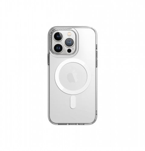 Uniq Hybrid iPhone 14 Pro Magclick Charging Combat (Af) - Dove (Satin Clear) Accessories > Mobiles & Tablets