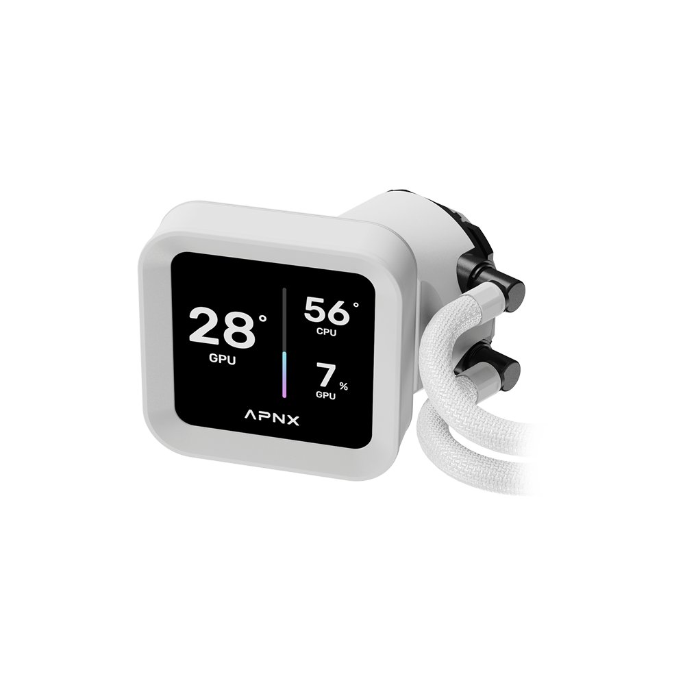 APNX LC1-D 360 Liquid Cooler - White