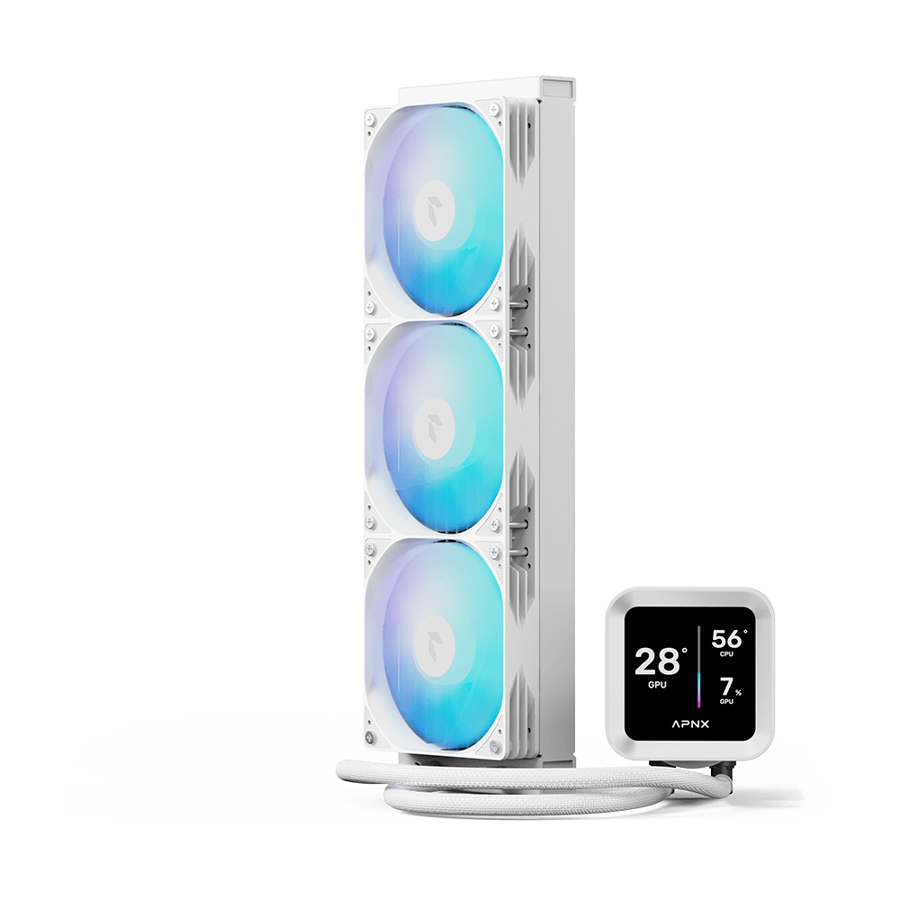 APNX LC1-D 360 Liquid Cooler - White