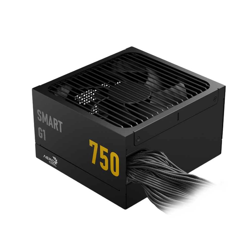 Aerocool SMART G1 80 Plus Gold Power Supply - 750W / Black