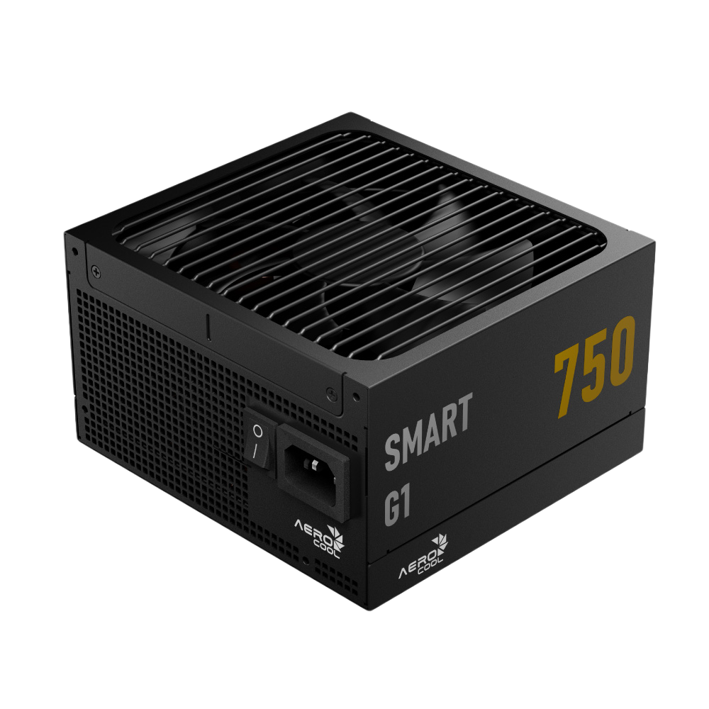 Aerocool SMART G1 80 Plus Gold Power Supply - 750W / Black