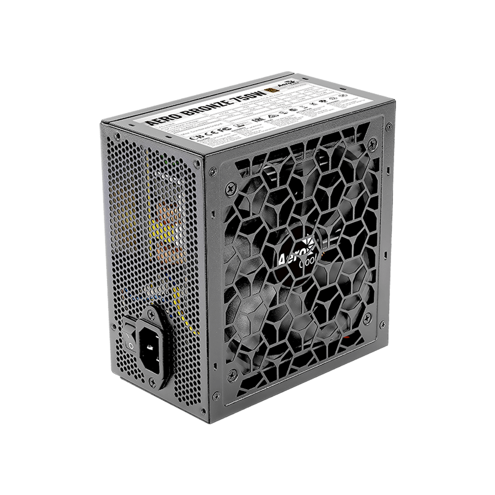 AeroCool Aero Bronze 80 Plus Power Supply - 750W / Black