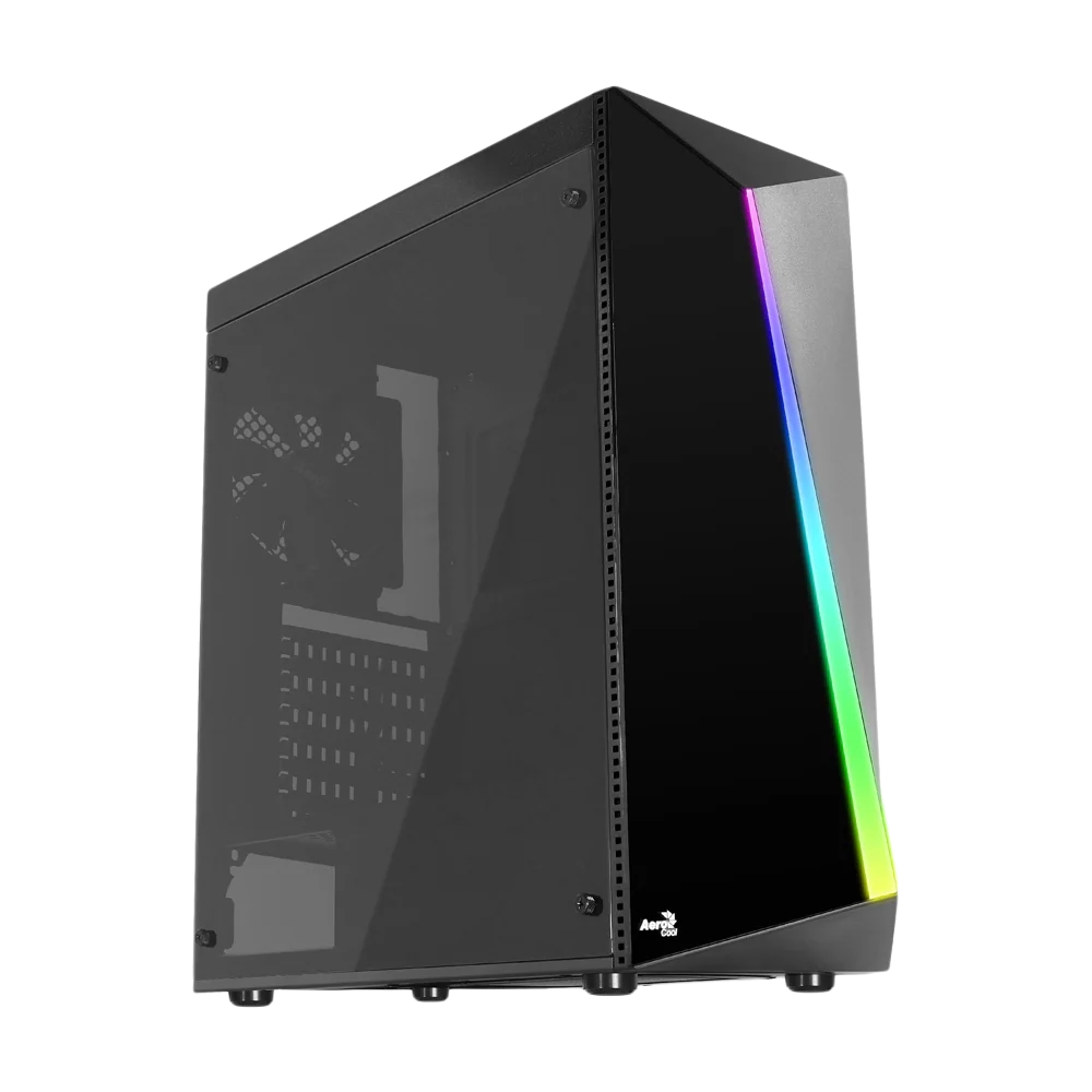 Aerocool Shard V2 RGB Mid Tower Case - Black