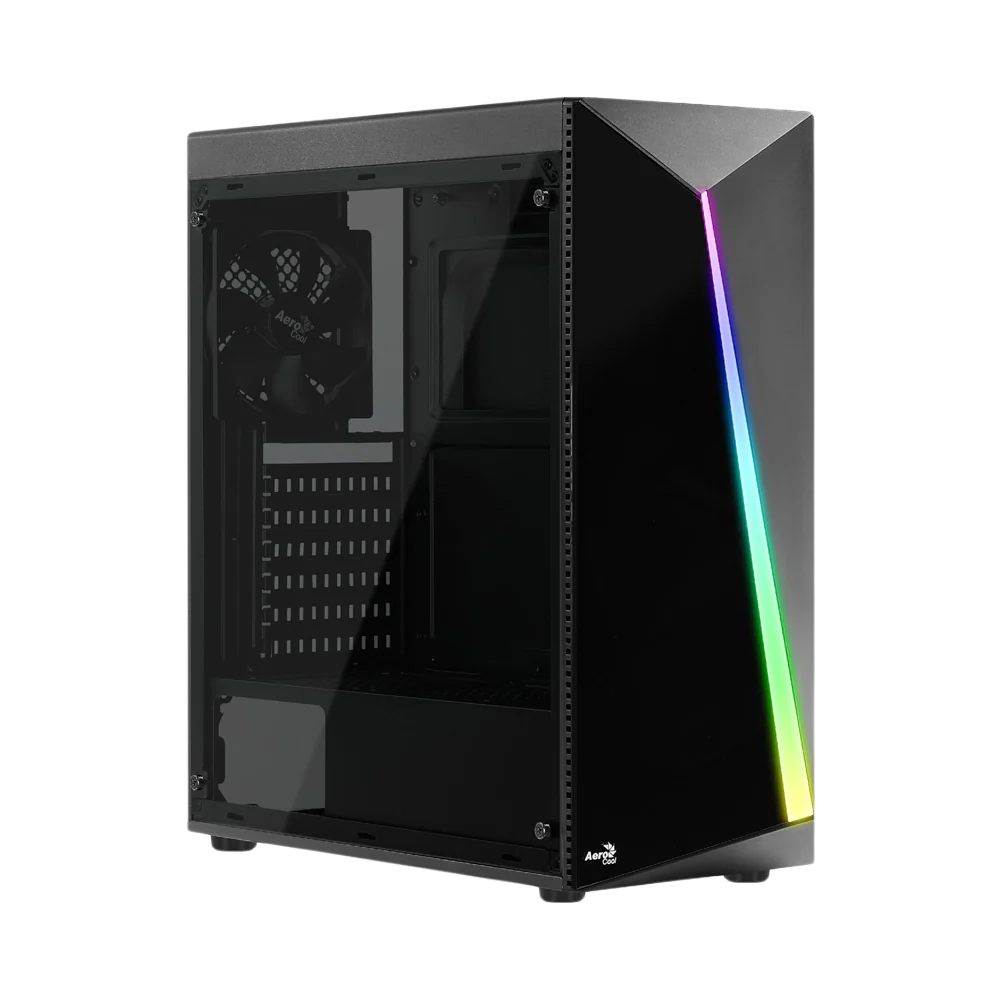 Aerocool Shard V2 Mid RGB Tower Case - Black