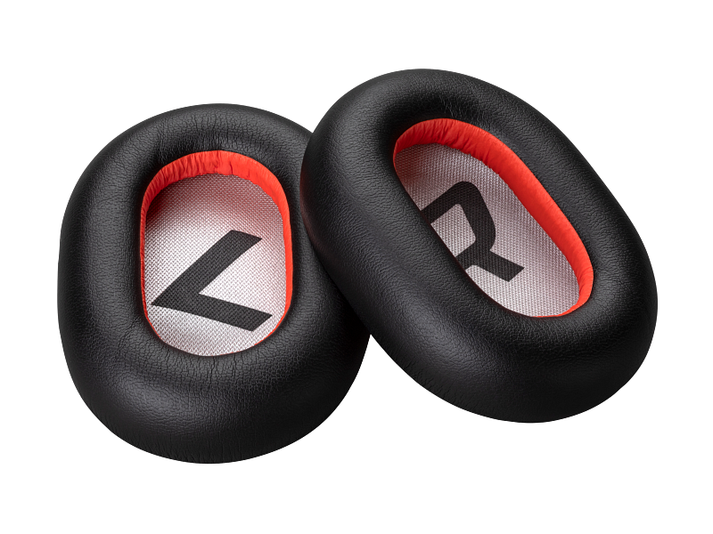 HP HP Poly Voyager 8200 Black Leatherette Ear Cushions (2 Pieces)