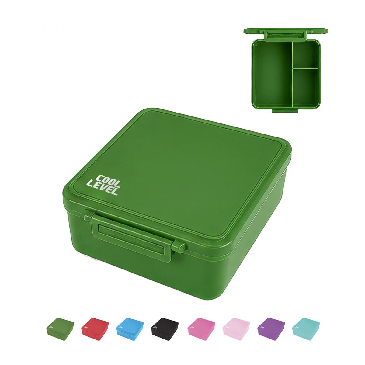 COOL LEVEL Stainless Steel Compartments Class Lunchbox - Assorted