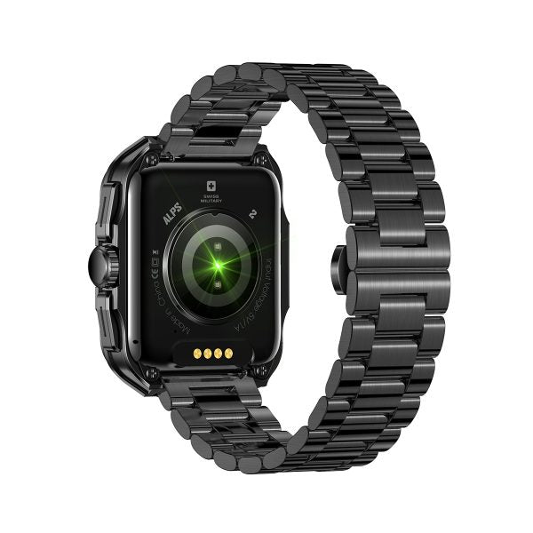 Swiss Military Smart Watch Gun Frame Gun Stainless Steel Strap Smart Watches