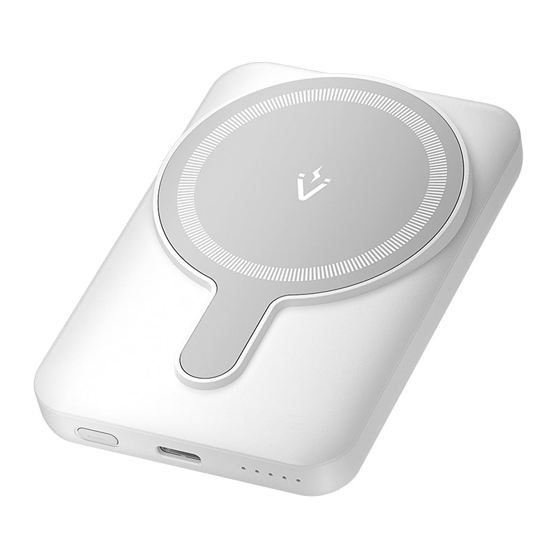 Vention Power Bank 5000mAh Magnetic Wireless (USB-C + USB-C + Wireless) 20W - White