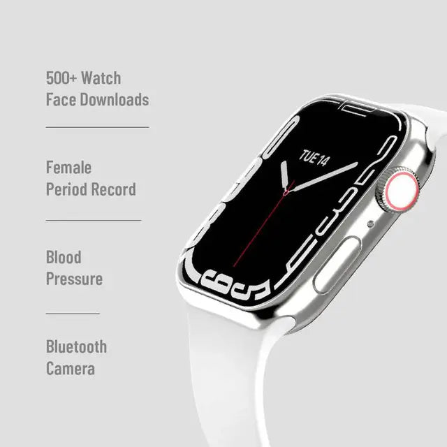 Porodo Watch 8 + - Silver Smart Watches