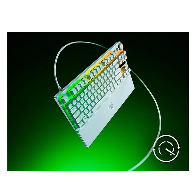 RAZER Huntsman V3 Pro Tenkeyless Gaming Keyboard - White - US Layout