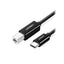UGREEN USB-C to USB-B Printer Cable - 2 Meter / Black