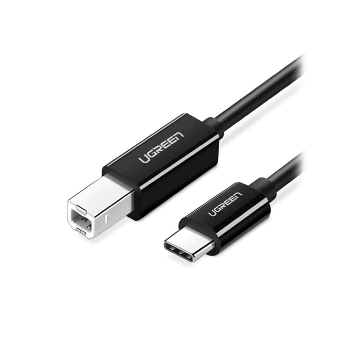 UGREEN USB-C to USB-B Printer Cable - 2 Meter / Black