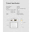 UGREEN USB Type C to HDMI + VGA Converter - White