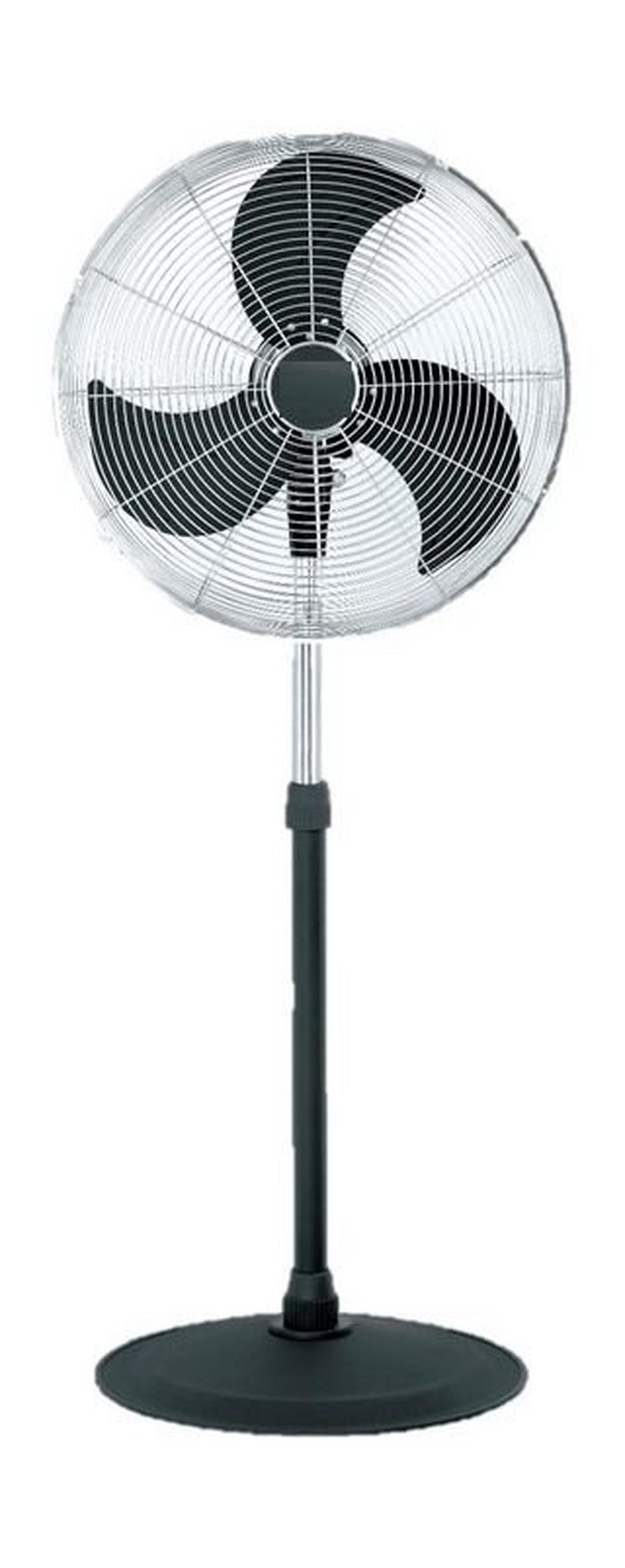 Wansa Metal Blade Stand Fan, 20-inch, CF-50S - Black