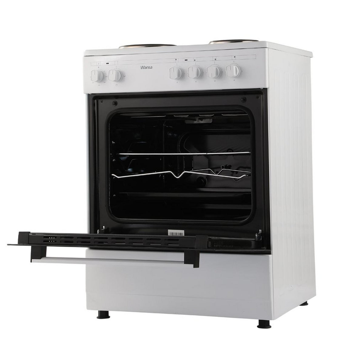 Wansa 4 Burners Electric Cooker, 60x60cm, WCT6040031W