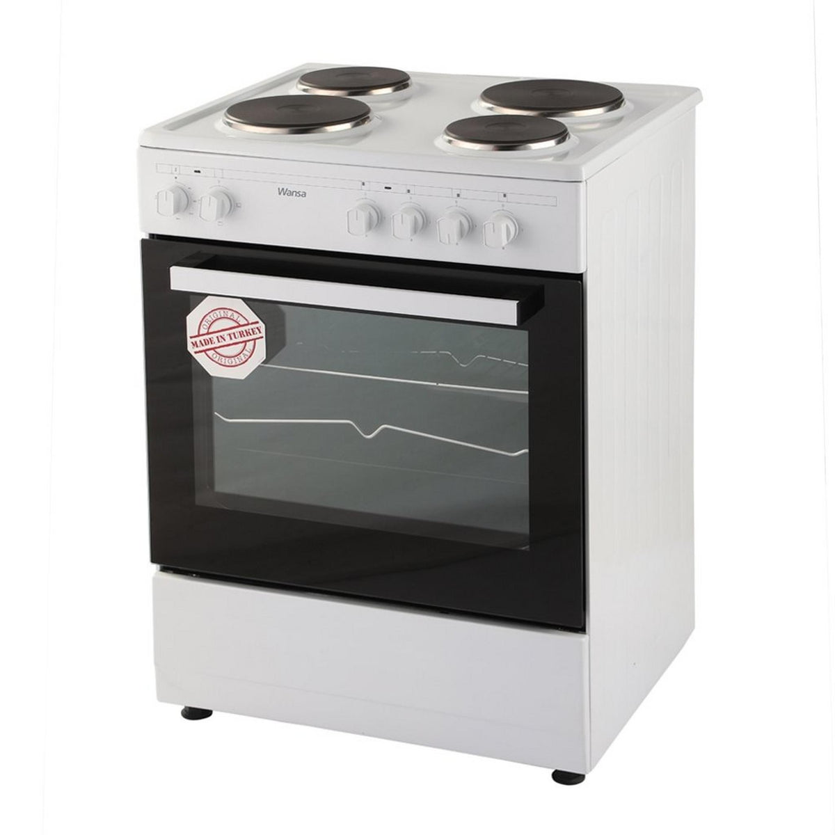 Wansa 4 Burners Electric Cooker, 60x60cm, WCT6040031W
