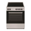 Wansa 4 Ceramic Burners Electric Cooker, 60x60cm, WCT6040041X - Stainless Steel