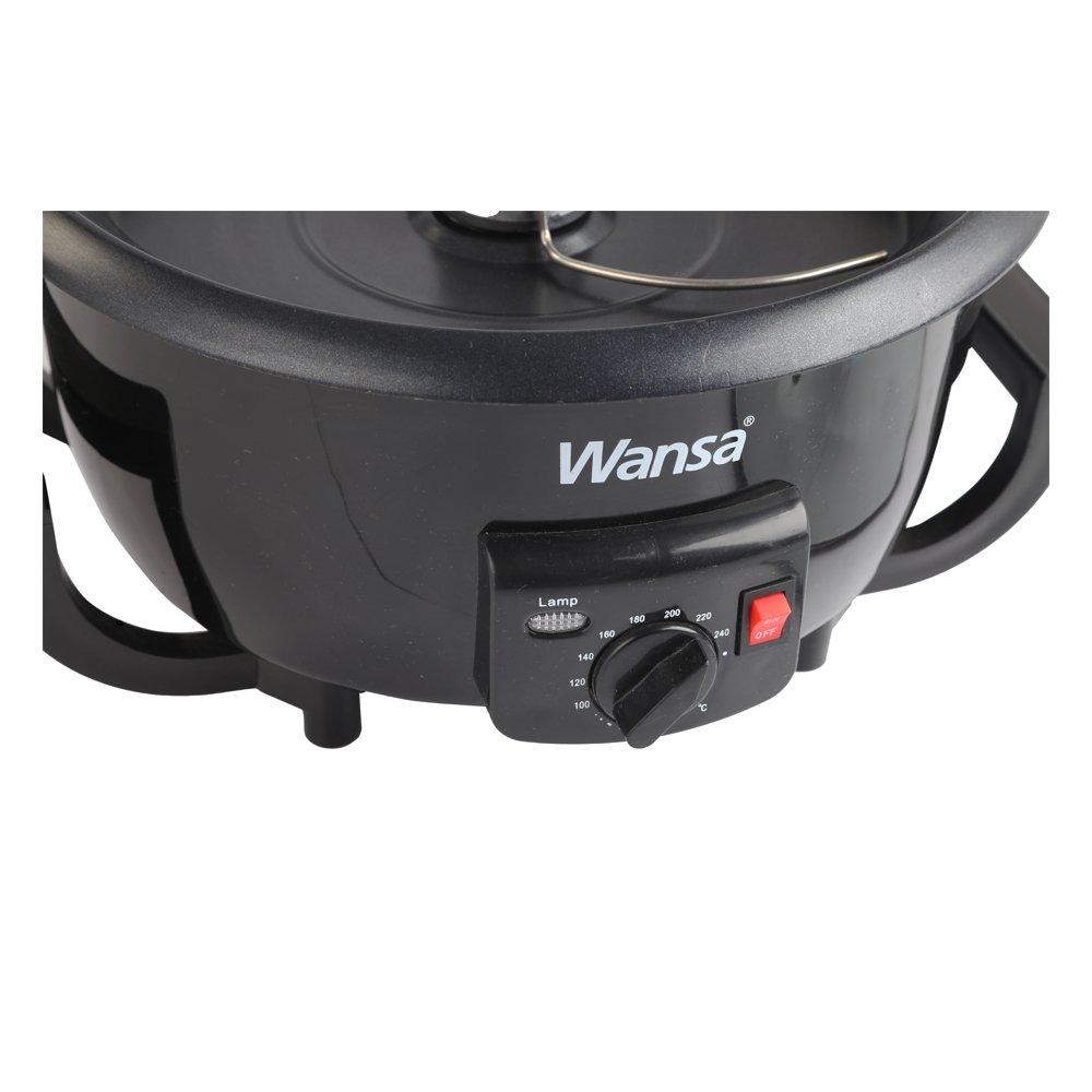 Wansa Coffee Roaster/Pop Corn Maker 800W 2L (TC7001) - Black