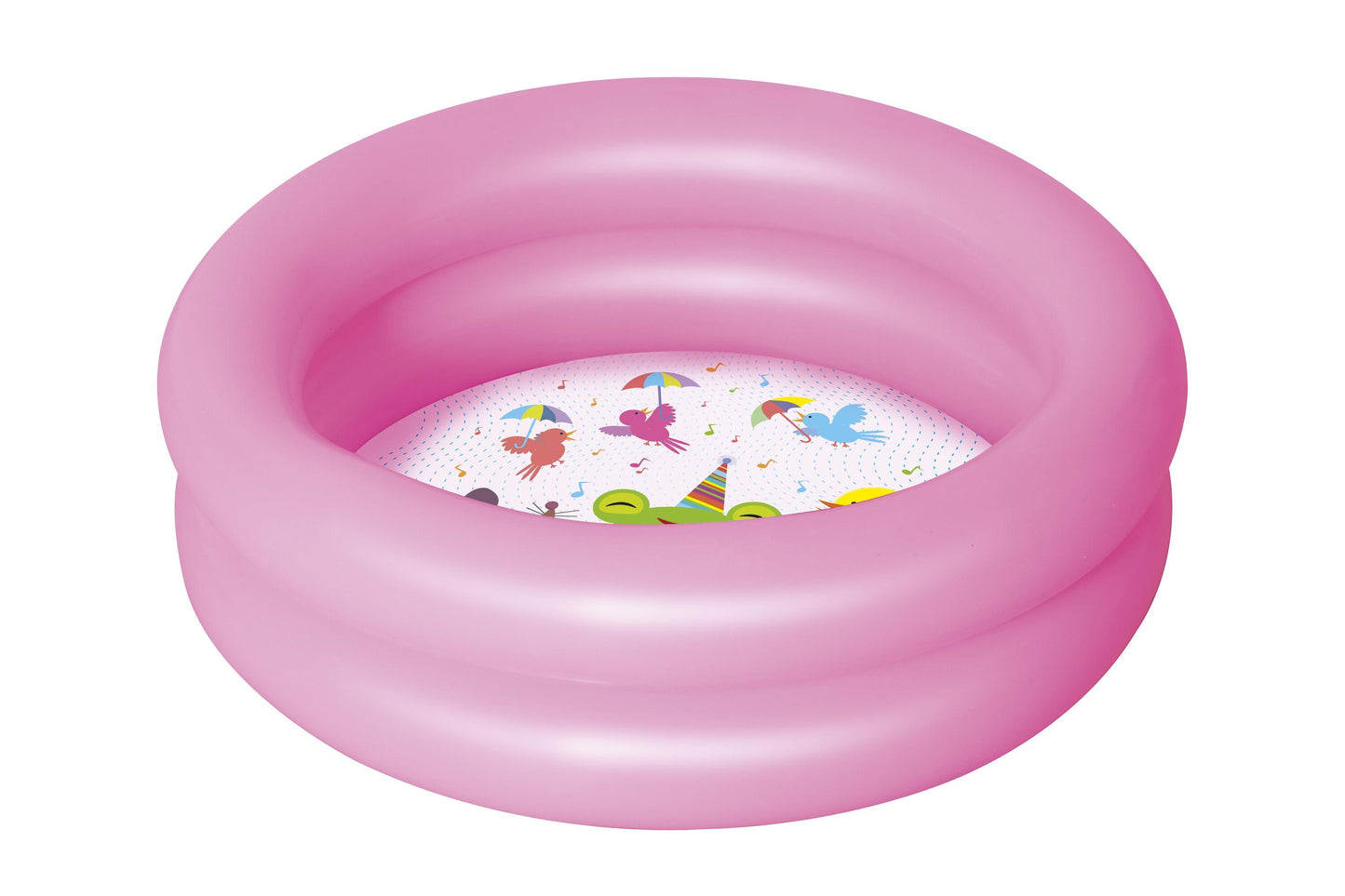 Bestway 61cm x h15cm round 2-ring kiddie pool (contents:one pool, repair patch) age 2+