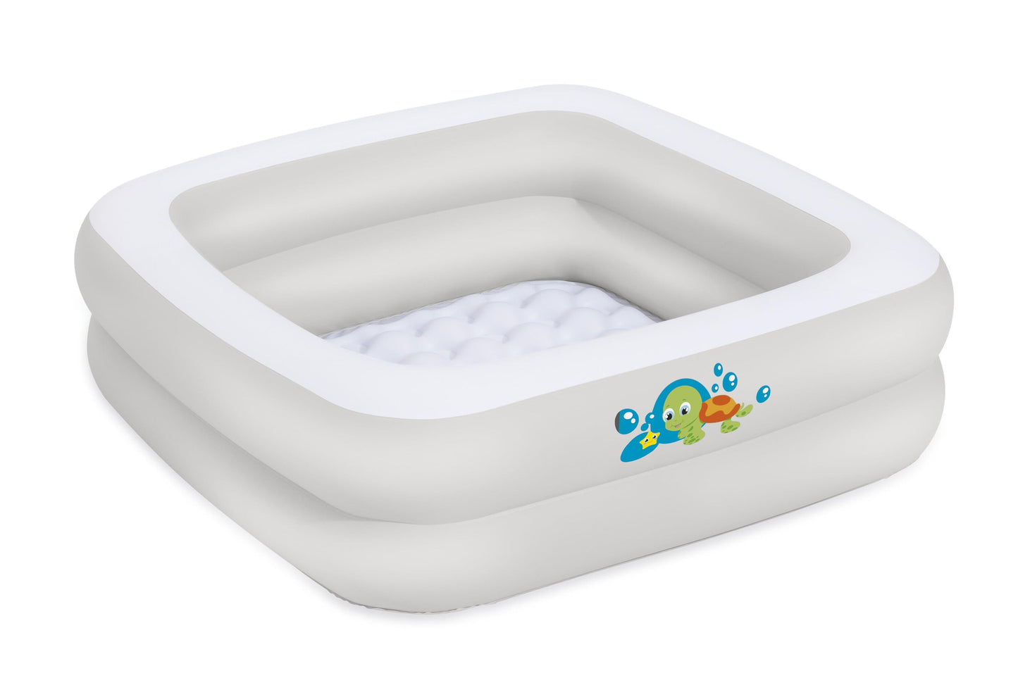 Bestway 86cm x 86cm x 25cm scrub-a-dub baby tub (contents:1 tub, repair patch) age 0-3